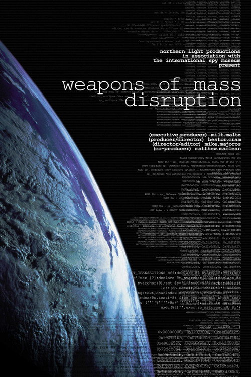 Movie poster for Weapons of Mass Disruption (2012)