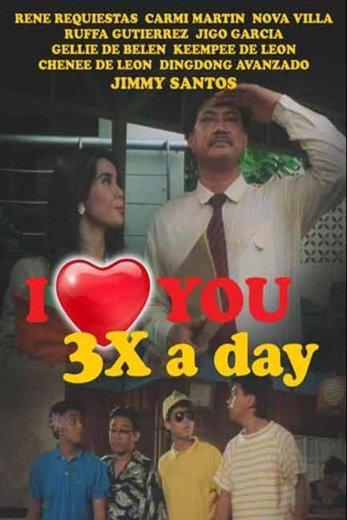 Movie poster for I Love You Three Times a Day (1988)
