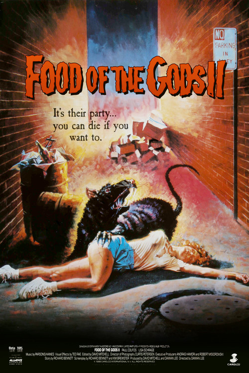 Movie poster for Food of the Gods II (1989)