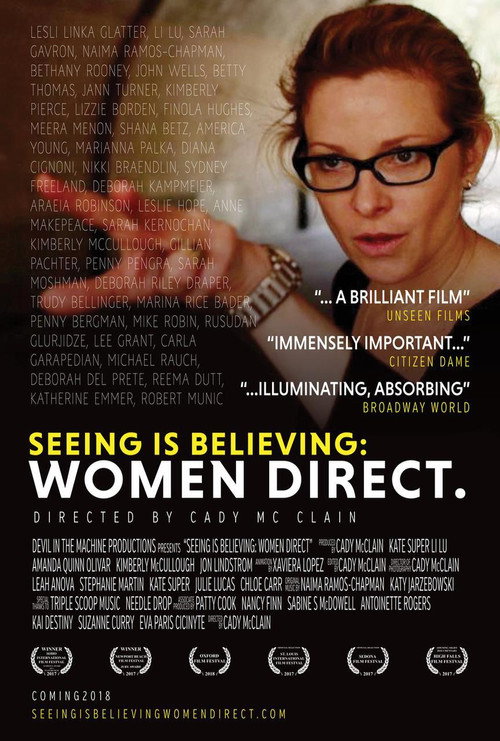 Movie poster for Seeing is Believing: Women Direct (2017)