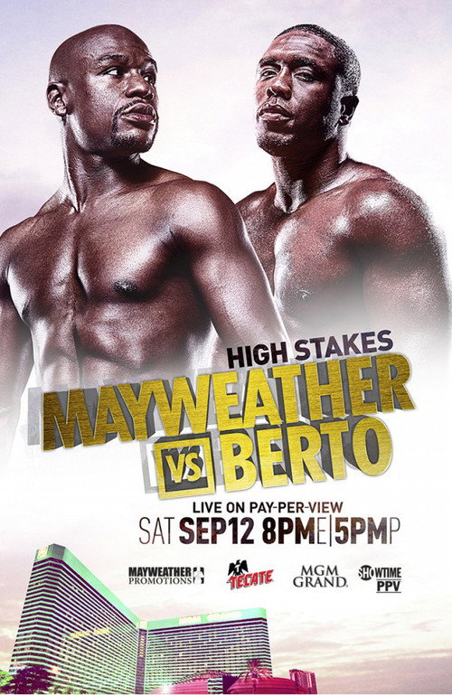 Movie poster for Floyd Mayweather Jr. vs. Andre Berto (2015)