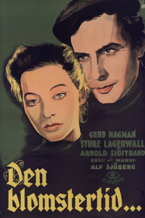 Movie poster for Den blomstertid... (1940)