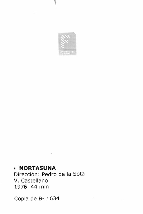Movie poster for Nortasuna (1976)