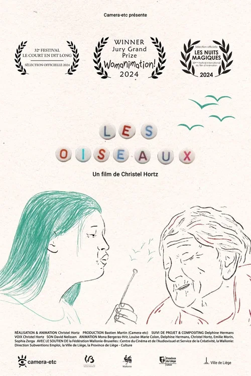 Movie poster for Les oiseaux (2023)