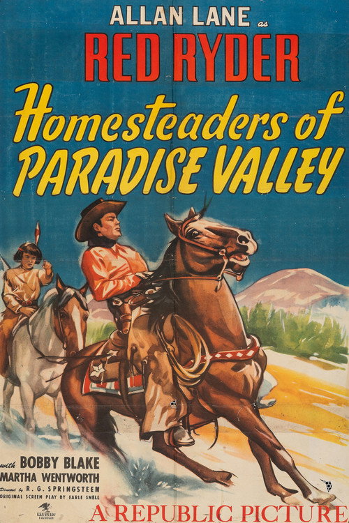 Movie poster for Homesteaders of Paradise Valley (1947)
