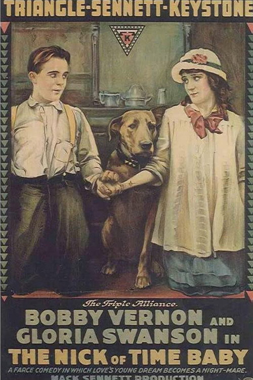 Movie poster for The Nick of Time Baby (1916)