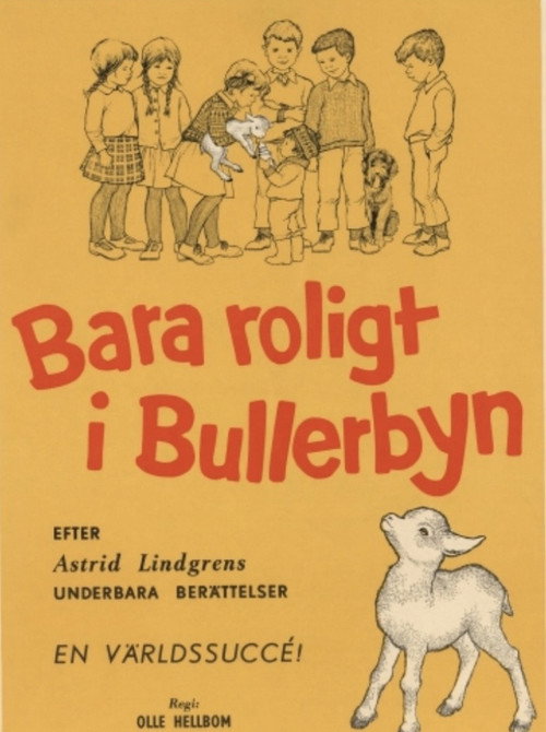 Movie poster for Bara roligt i Bullerbyn (1961)