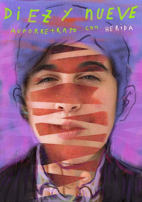 Movie poster for Diez y nueve: Autorretrato con herida