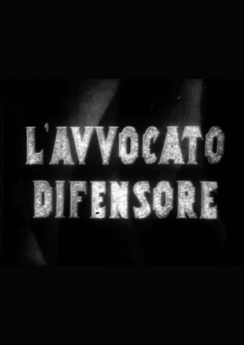 Movie poster for L'avvocato difensore (1934)
