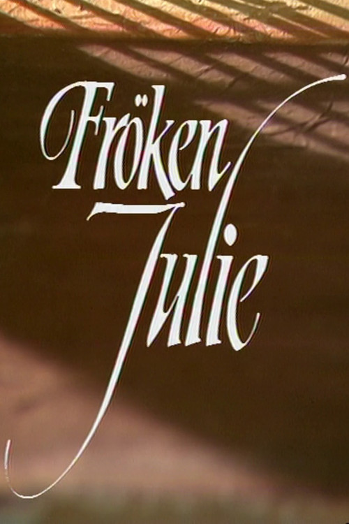 Movie poster for Fröken Julie (1981)