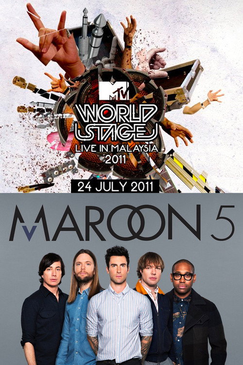 Movie poster for Maroon 5: MTV World Stage (2012)