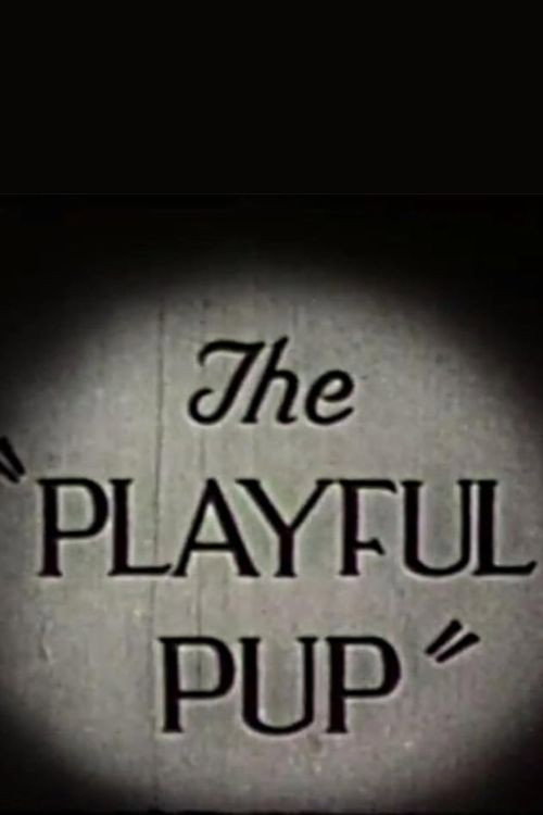 Movie poster for The Playful Pup (1937)