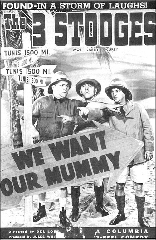 Movie poster for We Want Our Mummy (1939)