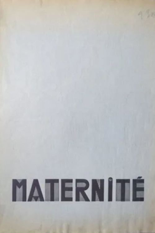 Movie poster for Maternity (1930)