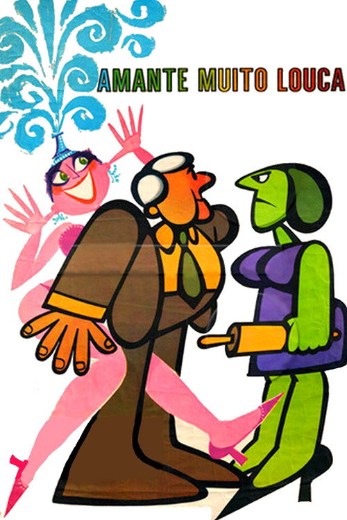 Movie poster for Amante Muito Louca! (1973)