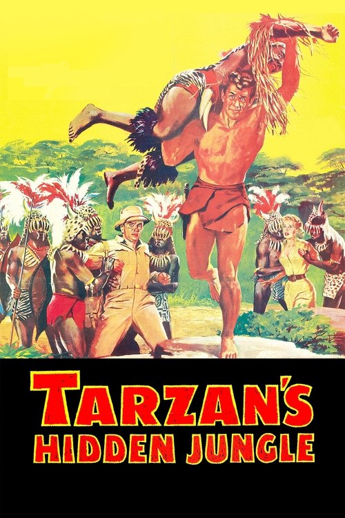 Movie poster for Tarzan's Hidden Jungle (1955)