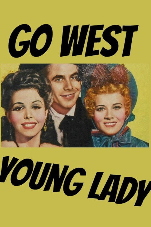 Movie poster for Go West, Young Lady (1941)