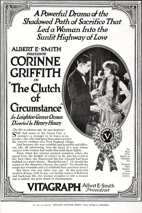 Movie poster for The Clutch of Circumstance (1918)