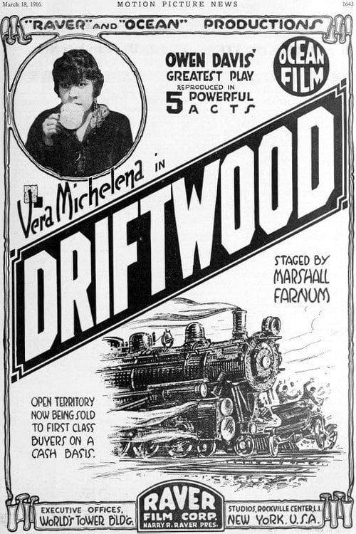 Movie poster for Driftwood (1916)