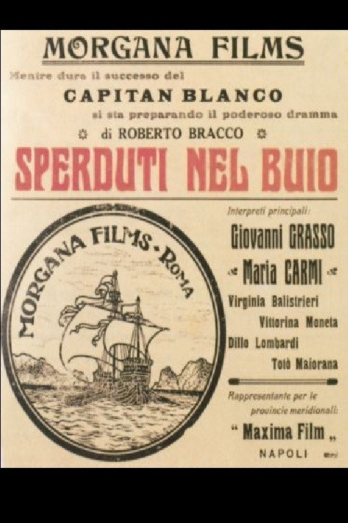 Movie poster for Lost in the Dark (1914)