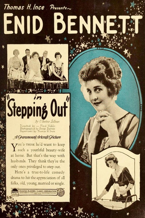 Movie poster for Stepping Out (1919)