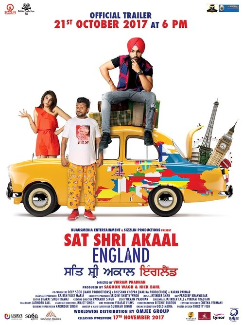 Movie poster for Sat Shri Akaal England (2017)