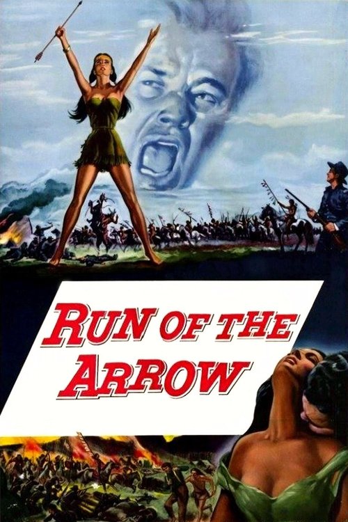 Movie poster for Run of the Arrow (1957)