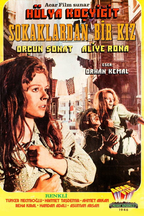 Movie poster for Sokaklardan Bir Kız (1974)