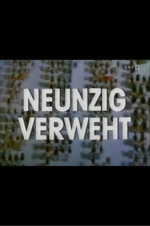 Movie poster for Neunzig Verweht: der Schriftsteller Ernst Jünger (1985)