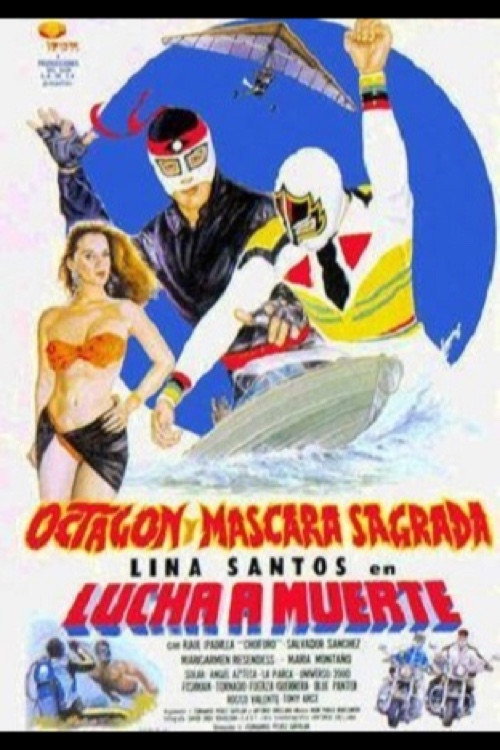Movie poster for Octagon and Mascara Sagrada in Fight to the Death (1992)