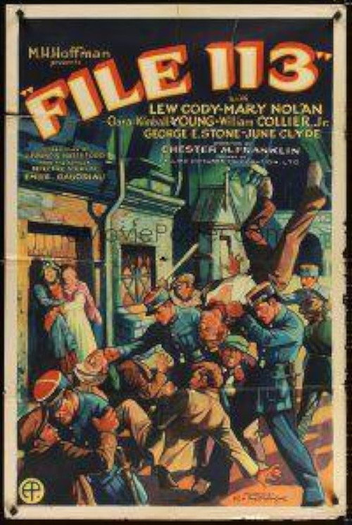 Movie poster for File 113 (1933)