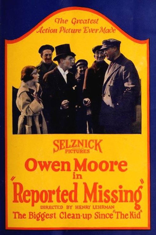 Movie poster for Reported Missing (1922)