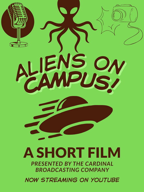 Movie poster for Aliens on Campus (2025)