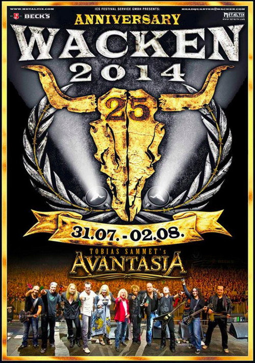 Movie poster for Tobias Sammet's Avantasia: Wacken Open Air 2014 (2014)