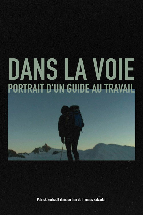 Movie poster for Dans la voie, Portrait d'un guide au travail (2004)