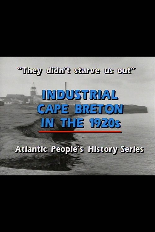 Movie poster for "They Didn't Starve Us Out": Industrial Cape Breton in the 1920s (1991)