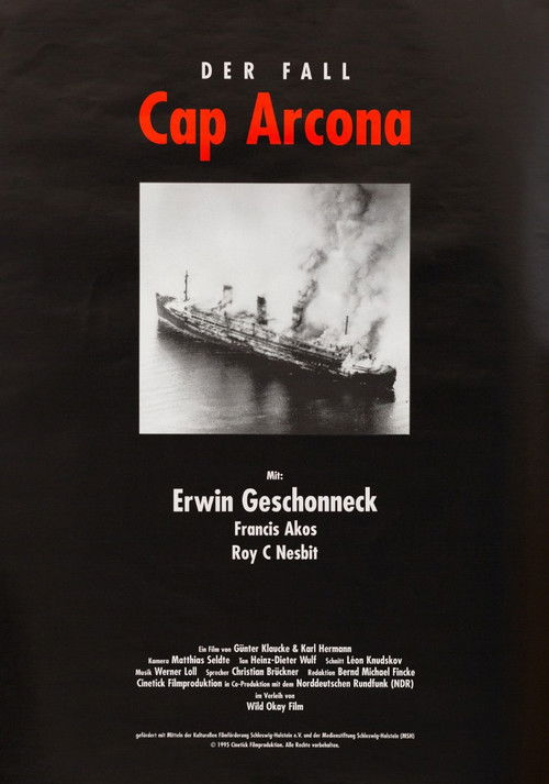 Movie poster for The Cap Arcona Case (1996)