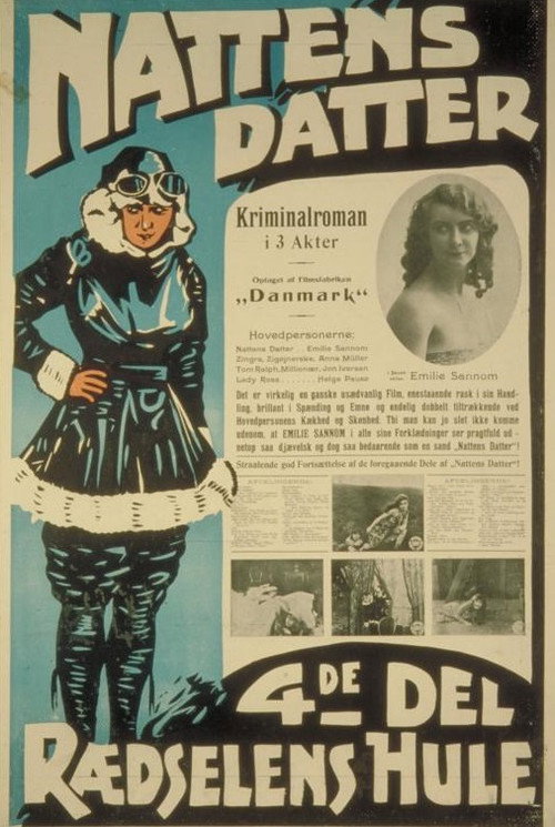 Movie poster for The Daughter of Darkness IV (1917)