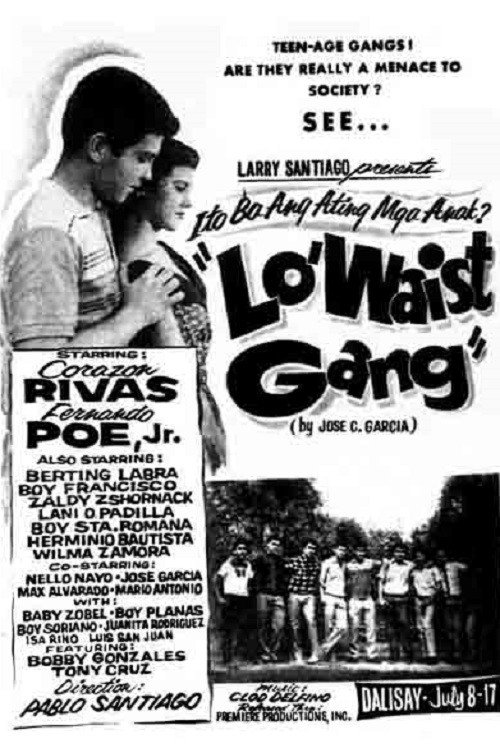 Movie poster for Lo' Waist Gang (1956)