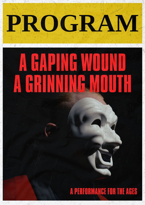 Movie poster for A Gaping Wound, A Grinning Mouth (2024)