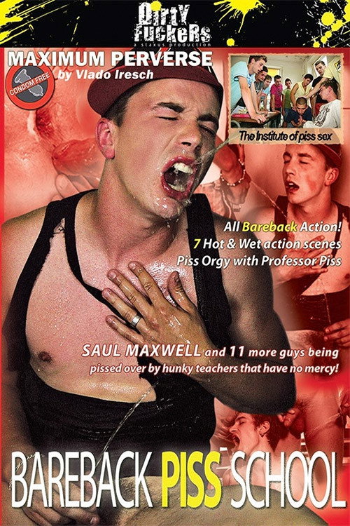 Movie poster for Bareback Piss School (2009)