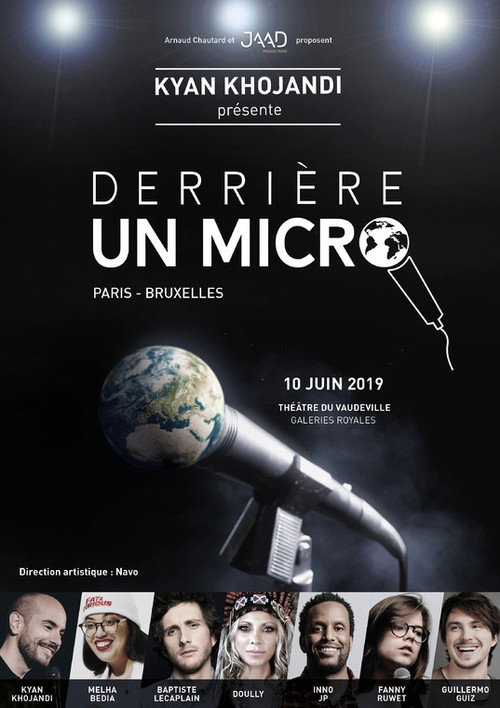 Movie poster for Derrière un micro - Paris-Bruxelles (2019)