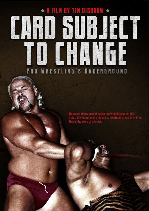 Movie poster for Card Subject To Change (2010)