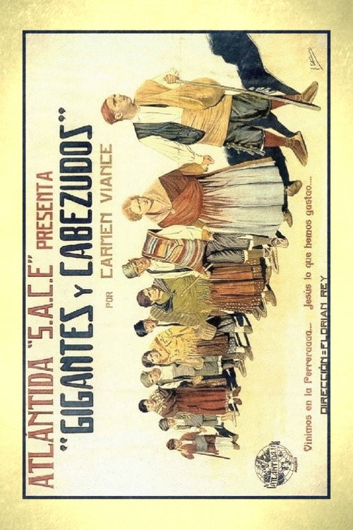 Movie poster for Gigantes y cabezudos (1926)