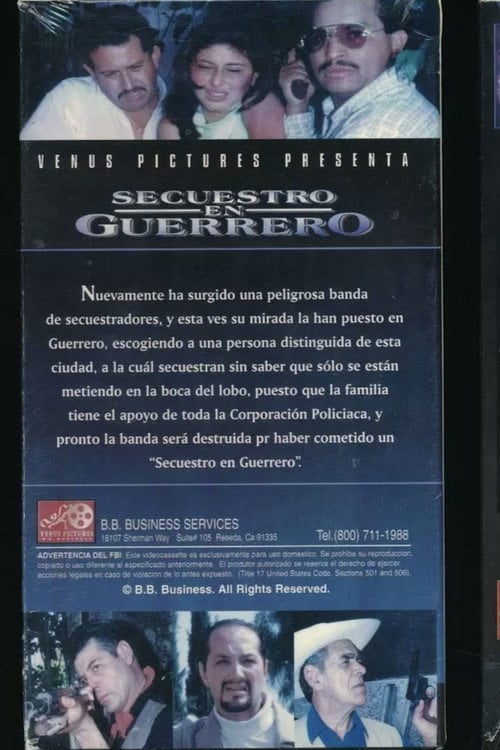 Movie poster for Secuestro en Guerrero (1999)