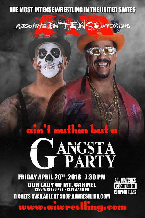 Movie poster for AIW Ain't Nothing But A Gangsta Party (2018)