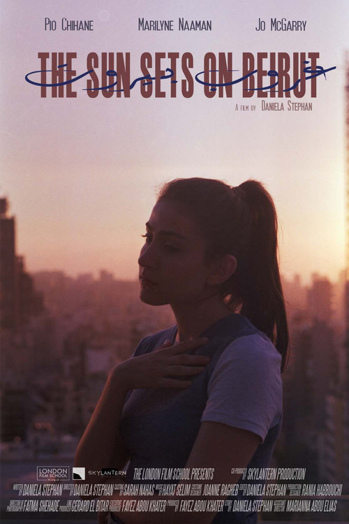 Movie poster for The Sun Sets on Beirut (2022)