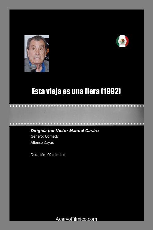 Movie poster for Esta vieja es una fiera (1992)