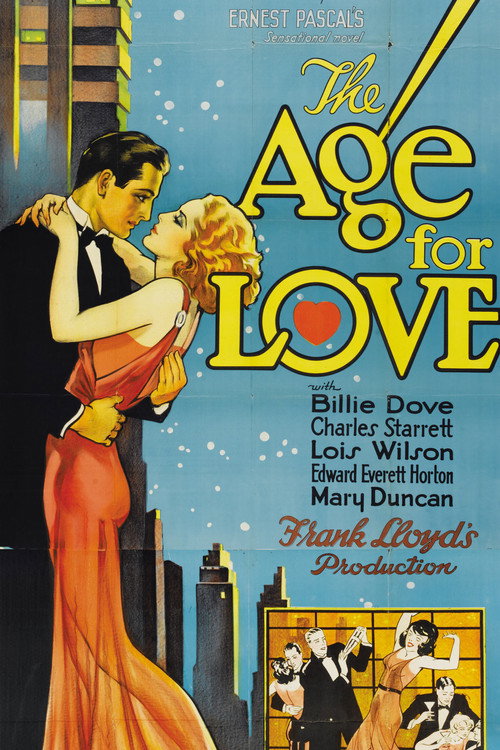 Movie poster for The Age for Love (1931)