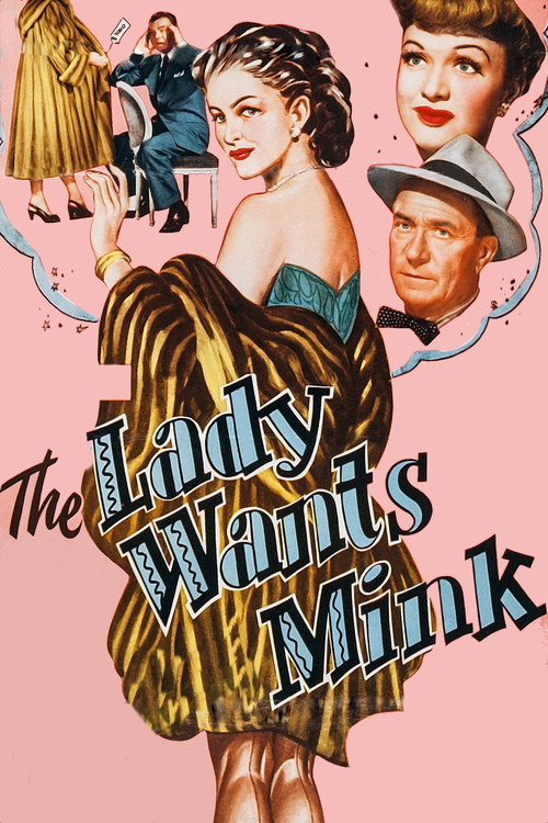 Movie poster for The Lady Wants Mink (1953)